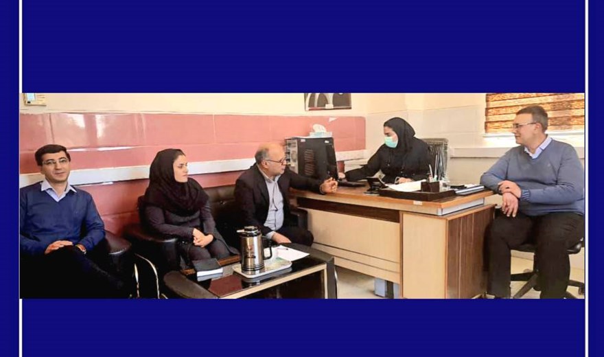 بازدید از کلنیک مرحوم حسینی توسط ریس اداره بیماریهای معاونت درمان