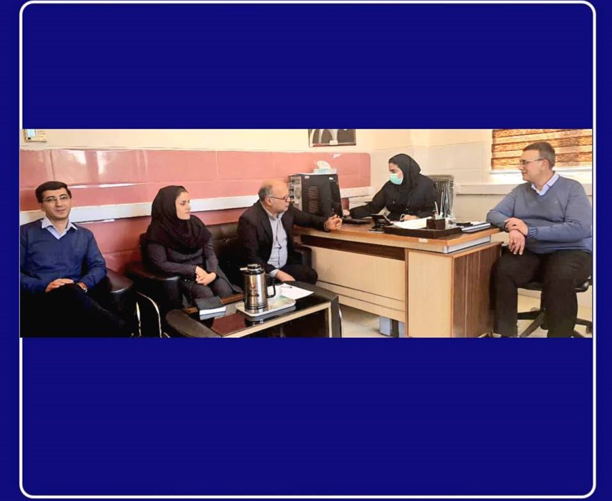 بازدید از کلنیک مرحوم حسینی توسط ریس اداره بیماریهای معاونت درمان