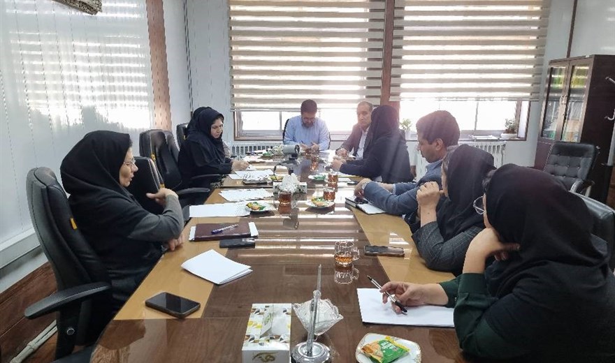 بازدید دکتر فیاض بازرس وزارت بهداشت  از معاونت درمان دانشکده علوم پزشکی سیرجان