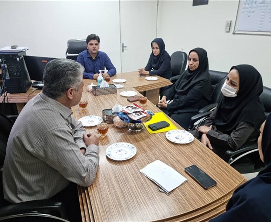 بازدید کارشناسان ادراه نظارت از بیمارستان دکتر غرضی